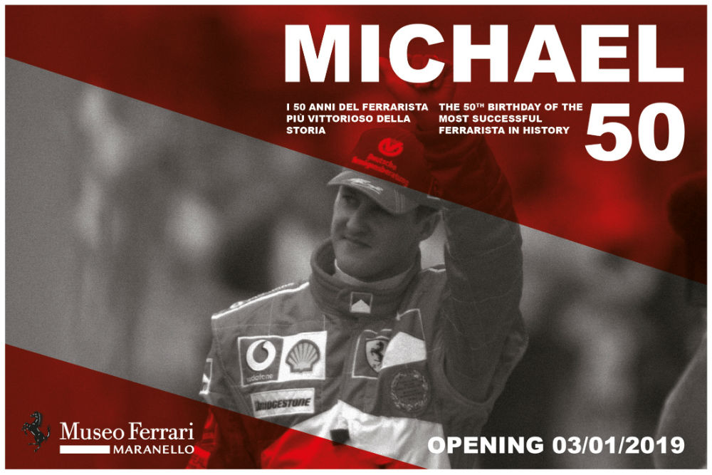 Michael 50 - Expoziție la Muzeul Ferrari din Maranello